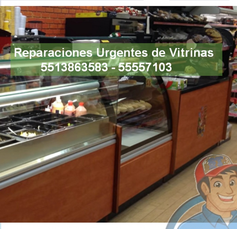 Reparaciones Urgentes de Vitrinas 