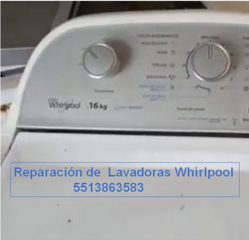 Reparación de Lavadoras Whirlpool en CDMX Coyoacán